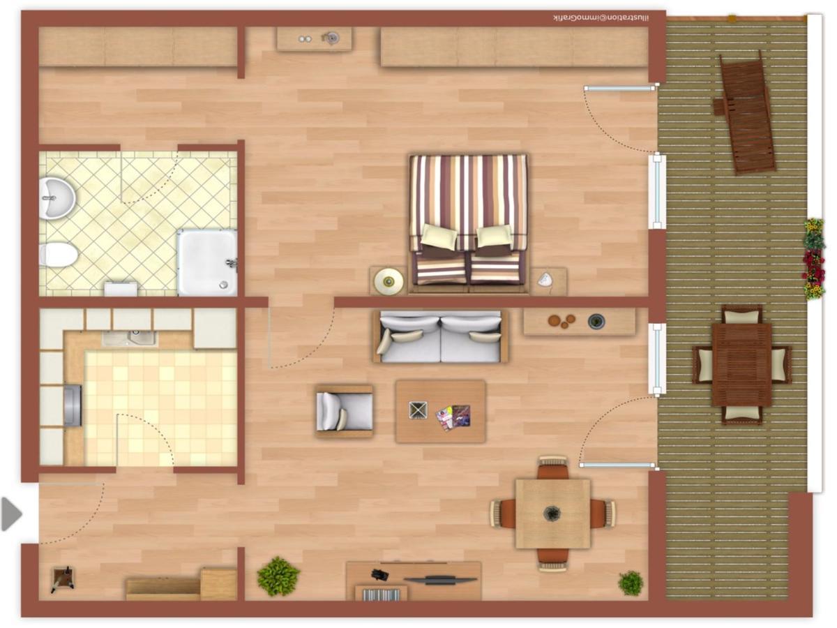 Alpenlodge, Ferienwohnung 4 ティールゼー エクステリア 写真